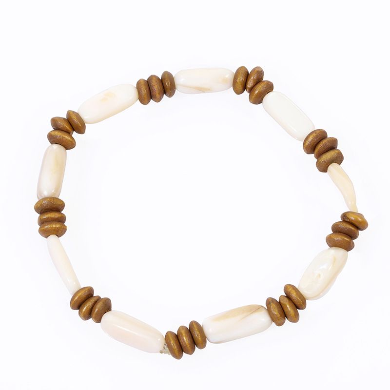 Minimalist Handwoven For Men Genuine Leather Shell Bead Three-Piece Bracelet Set_voghion.com