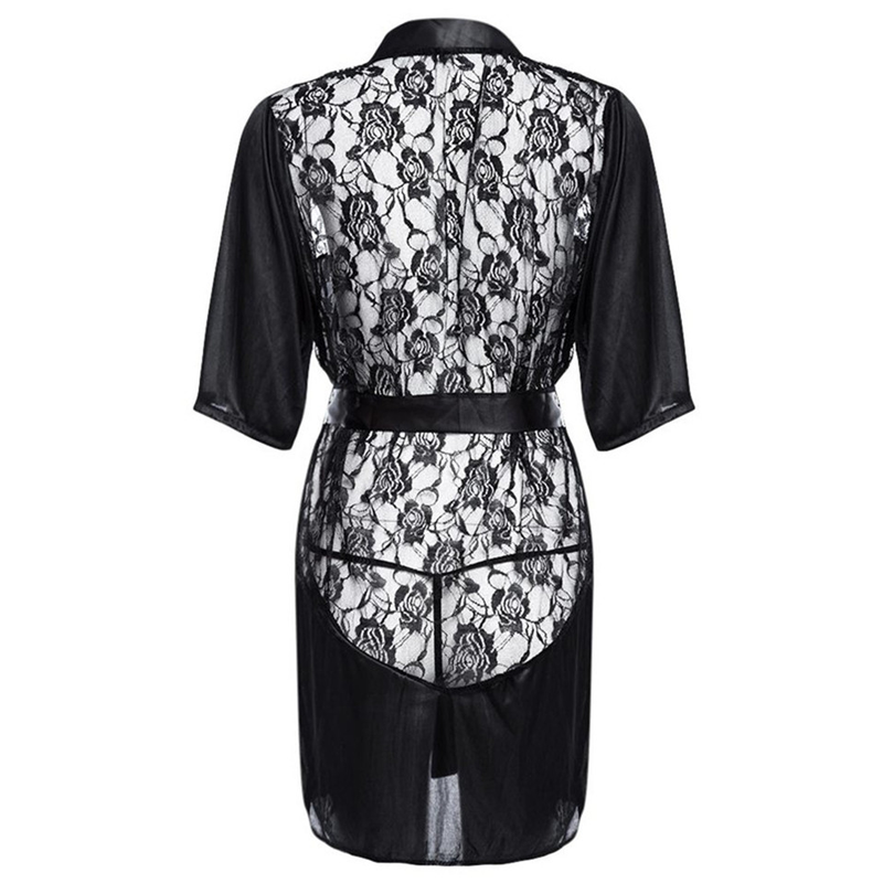 Women's Silk Lace Kimono LSTRY_voghion.com