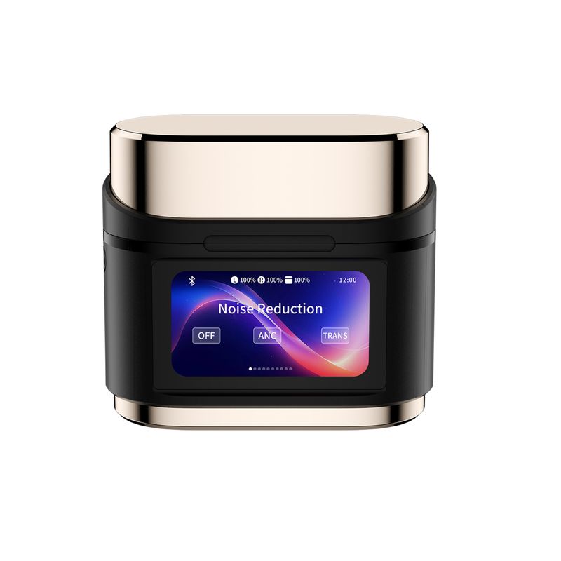 BD02 Color Touch Screen ANC+ENC Noise Reduction Bluetooth In Ear Multifunctional Earphones Marking_voghion.com