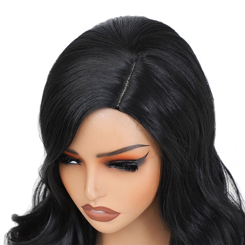 Extension per capelli e parrucche parrucche per donne, capelli lunghi e ricci, parrucche in fibra chimica, soffice rete di rose, seta ad alta temperatura_voghion.com