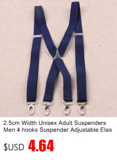 New Man's Suspenders Real Leather 6 Button Brace Strap Fashion suspensorio Adjustable Ligas Tirantes 3.5*120cm without box_voghion.com