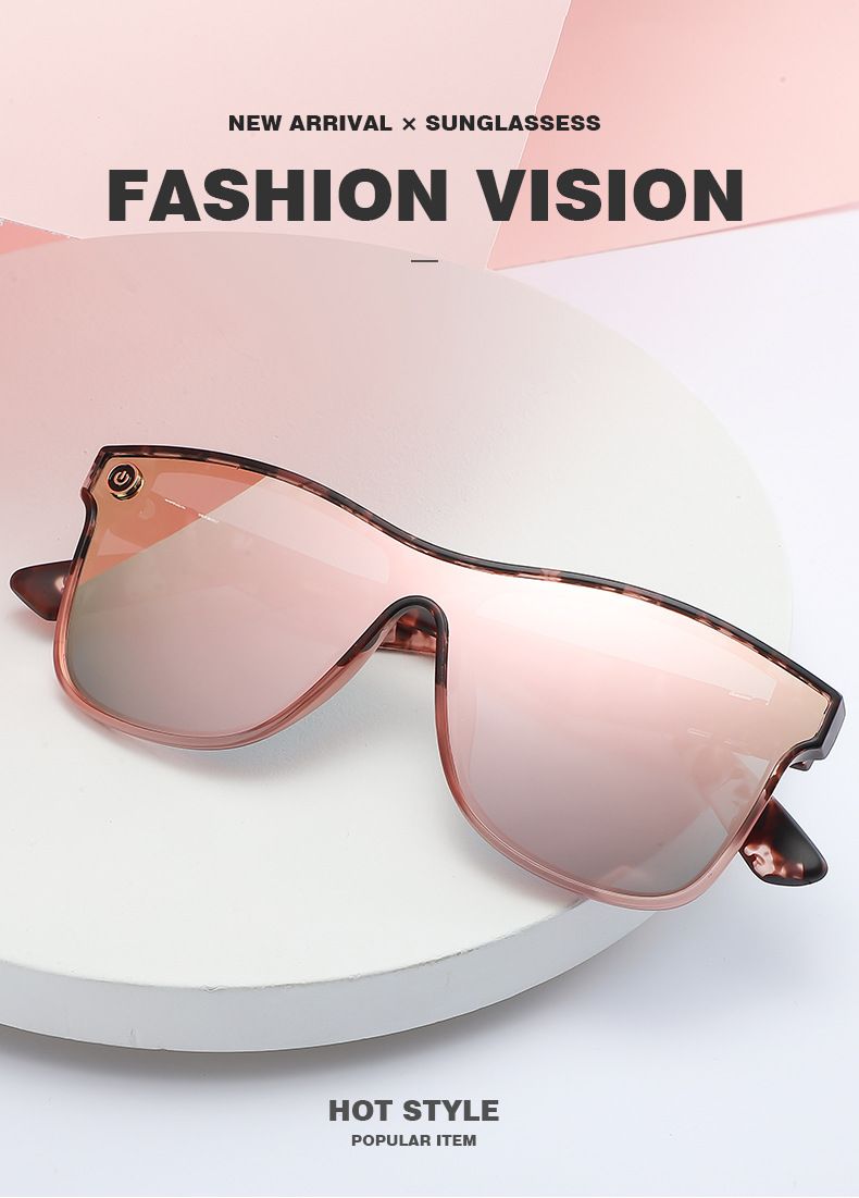 2022 Nova Power On Key Pattern Športna na prostem Kolesarska sončna očala Velik okvir Pisana enodelna očala_voghion.com