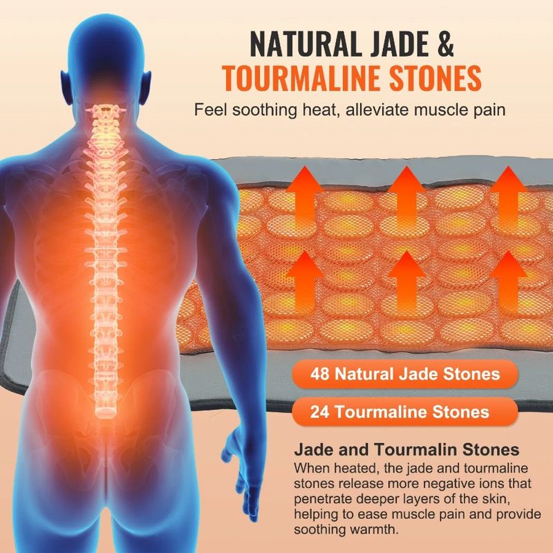 Far Tourmaline Infrared 24 Pad And Pad Natural Stone 48 Jade Heating Heating_voghion.com