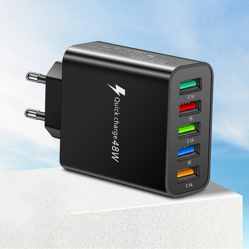 charger USB fast charging 3.0 48W fast charging phone adapter suitable for iPhone 14, 13, 12 Xiaomi, Samsung,_voghion.com