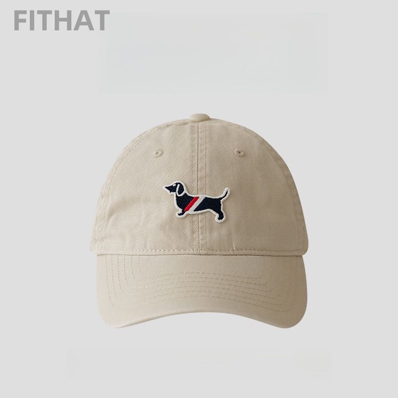 Street High Quality Washed Baseball Cap For Men And Women Soft Top Stylish Face Showing Small Duckbill Cap Dachshund Sun Hat_voghion.com