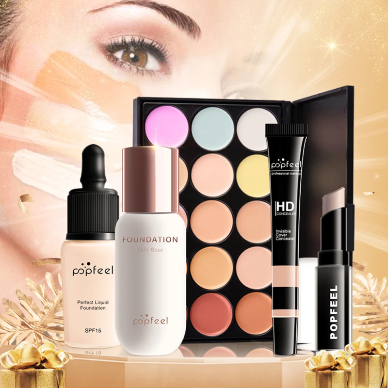 Kit de maquillage tout-en-un pour femmes, kit complet, ensembles de maquillage tout-en-un comprenant un eye-liner pour les sourcils, un fard à paupières_voghion.com
