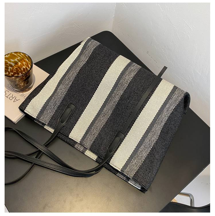 Borsa a tracolla casual da donna in tela, borsa a tracolla di lusso con ricamo a forma di sole_voghion.com