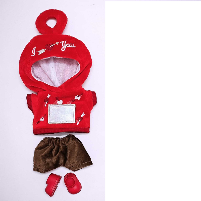 Ropa de muñeca (solo ropa de bebé) Ropa de bebé LBB de 1.ª, 2.ª y 3.ª generación Conjunto de ropa y zapatos de Teletubbies de 15 cm y 17 cm_voghion.com