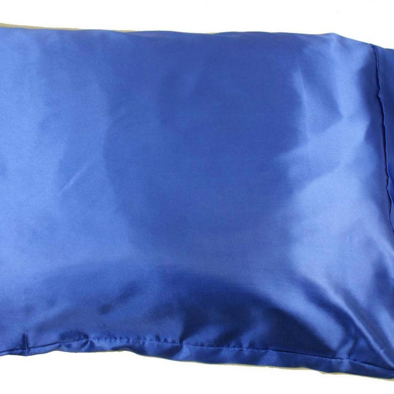 Luxury Satin Pillowcase Set - Silky Soft Polyester, Envelope Closure, 16 Elegant Colors (50x76cm/50x101cm)_voghion.com