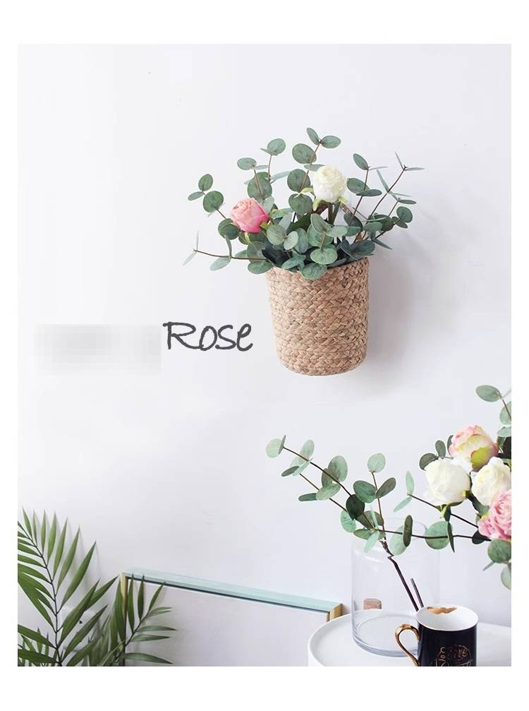 3D Realistic Eucalyptus Leaves Artificial Greenery For Home Decor, DIY Floral Arrangements, Wedding & Event Styling DIY Flower Arrangement_voghion.com