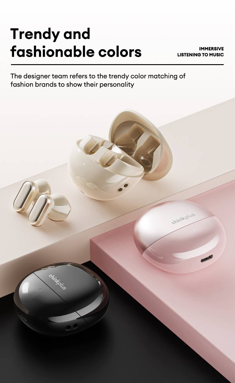 Original Lenovo LP19 PRO Drahtlose Kopfhörer Panorama Stereo Bluetooth Kopfhörer Lange Standby Gaming Headset Sport Ohrhörer Neue_voghion.com