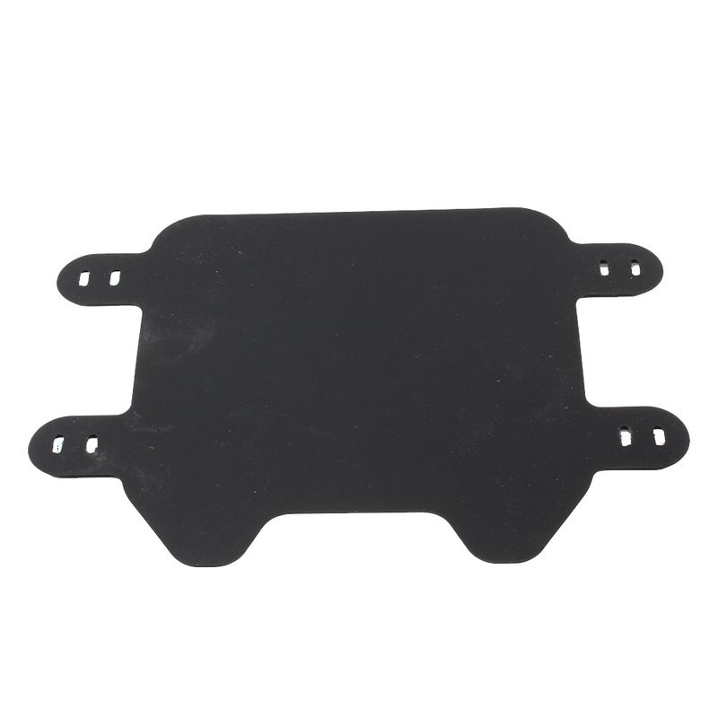 Light Bee Off-Road Motorcycle Front Number Plate Holder - Universal Fit For Dirt Bikes & MX Bikes, Heavy-Duty Black Plastic Design, Easy Mounting_voghion.com