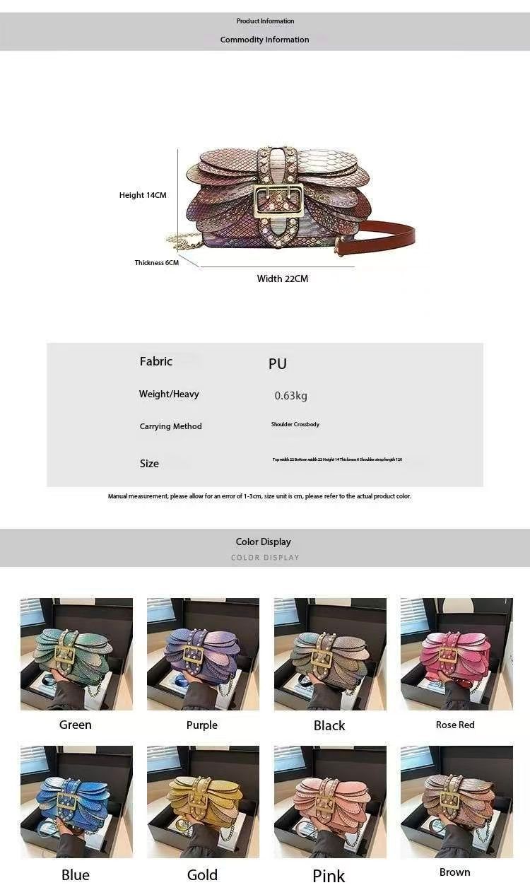 Bag Female Fashion Messenger Bag Red Super Fire Candy Color Chain Small Square Bag Small Crowd Stripe Messenger Bag Tide_voghion.com