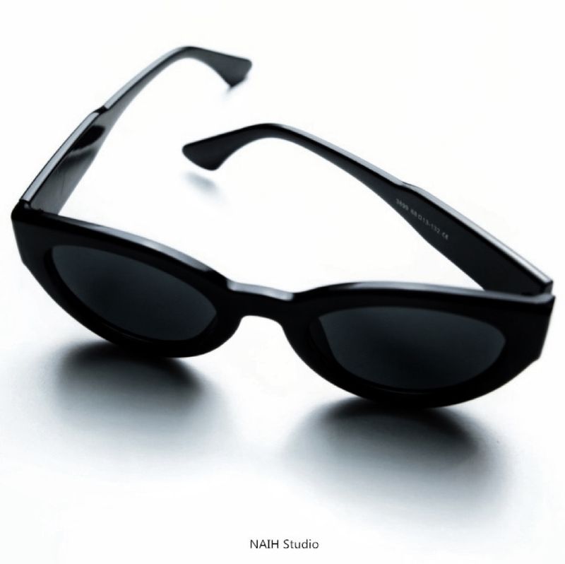 LazyZoom Cat's Eye Studio Retro Europe And America Polarized Sunglasses_voghion.com