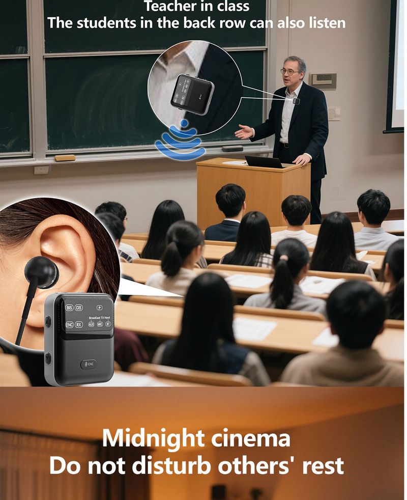 Auracast Audio LE AUDIO 150m Distance Bluetooth Broadcast One-to-Many Open System_voghion.com