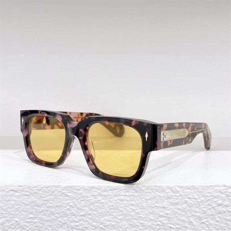 Nye varer TOP ENZO Retro Vintage Rektangulær Udendørs Acetat Stort Stel TIL Mænd Kvalitet JMM Designer Dame Solbriller Optisk_voghion.com