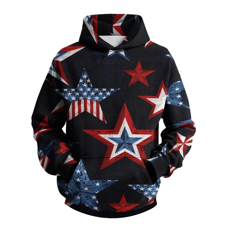 Sudadera con capucha Harajuku Forge 2025 con estampado 3D de la bandera estadounidense para hombre_voghion.com