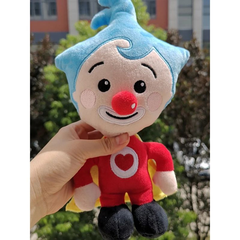 25cm Cute Plim Plim Clown Plush Toy Cartoon Stuffed Plush Doll Animation Figure Plushie Anime Soft Gift Toys for Kids Birthday_voghion.com