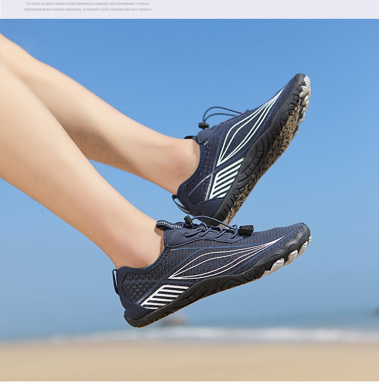 Cross-border river trac men's beach shoes, women's snorkeling shoes, outdoor amphibious swimming shoes, quick-drying mountaineering five-finger shoes_voghion.com
