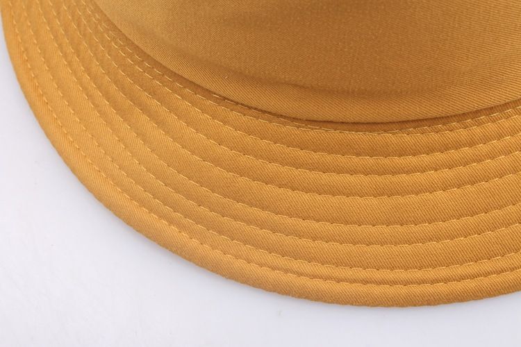 Unisex Personalisierter Fischerhut Beckenhut Modehut Flacher Visierhut Sonnenschutzhut Runder Hut aus reiner Baumwolle_voghion.com