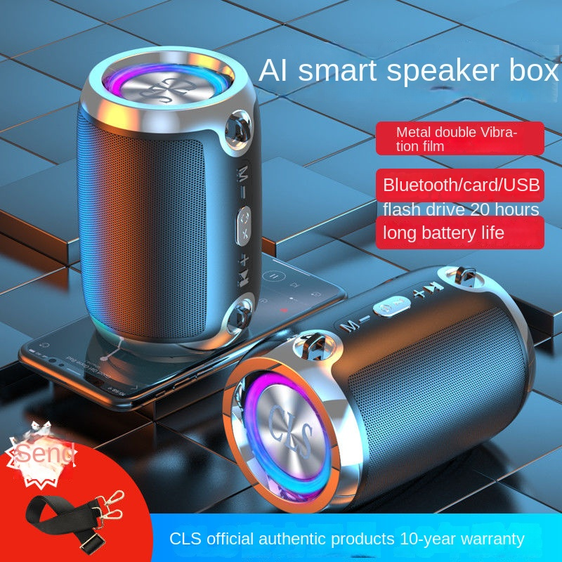 Subwoofer audio Bluetooth AISmart Scheda plug-in per uso domestico di grande volume per esterniFMRadio Telefono cellulare Piccola cassa armonica wireless Altoparlante kotak keras_voghion.com