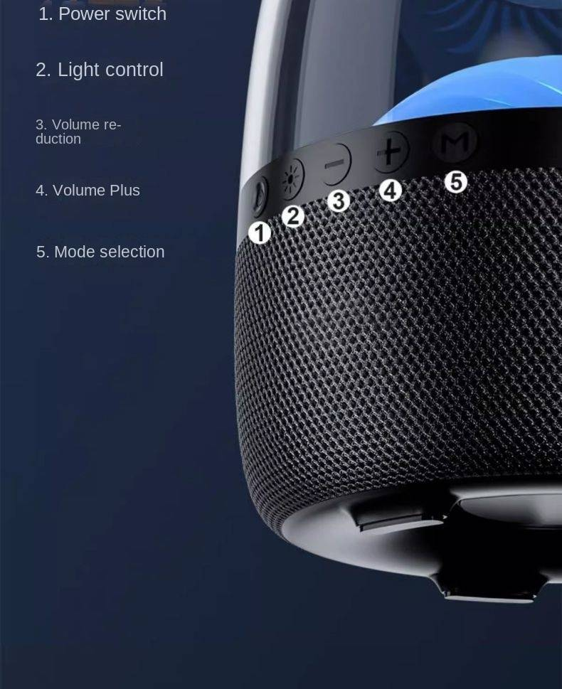Alto-falante Bluetooth sem fio Harman Liuli de 3ª geração de última geração Subwoofer Crystal de 3ª geração Alto-falante de celebridade da Internet_voghion.com