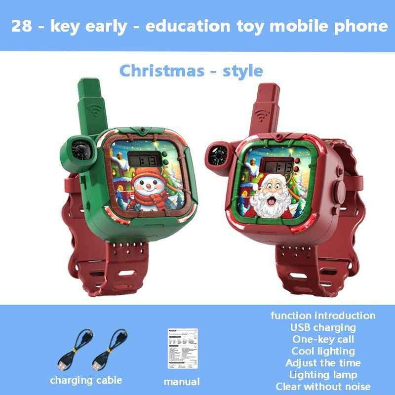 Cartoon - Style Children's Walkie - Talkie Watch, A Wireless Communication Pager That Serves As A Parent - Child Interactive Toy._voghion.com