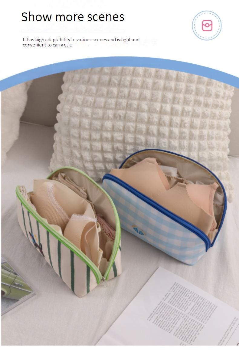 Travel Underwear Organizer - Large Capacity Waterproof Bag For Bras, Socks & Toiletries_voghion.com
