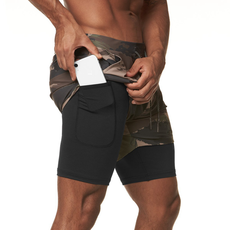 Men's Performance 5-Inch Running Shorts - Quick-Dry Woven Fabric With Built-In Liner - Mid-Rise Athletic Shorts For Summer Workouts & Outdoor Sports_voghion.com