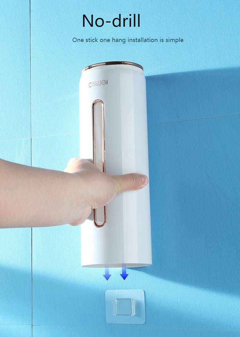 Smart Cup Dispenser Holder - Wall-Mounted Paper Cup Organizer For Kitchen, Office, And Home, Space-Saving & Hygienic, White/Blue/Green_voghion.com