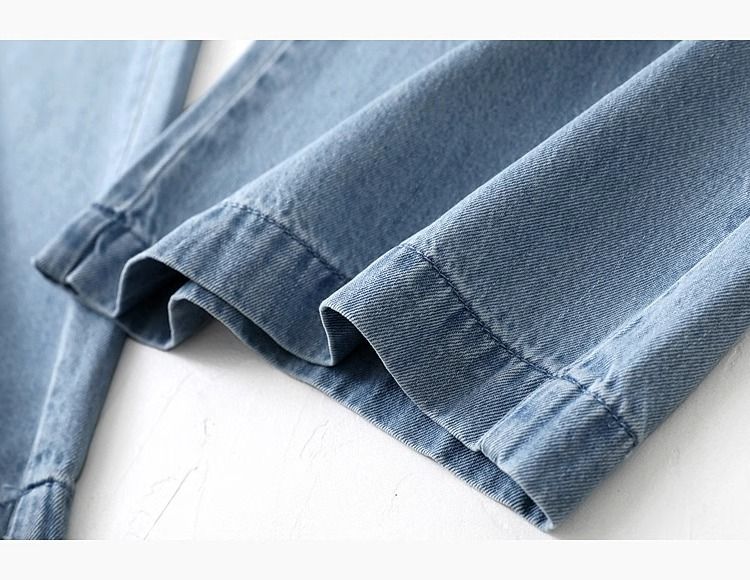 Damkläder Vår- och sommarkläder Nya elastiska jeans med hög midja Toppdräkt_voghion.com