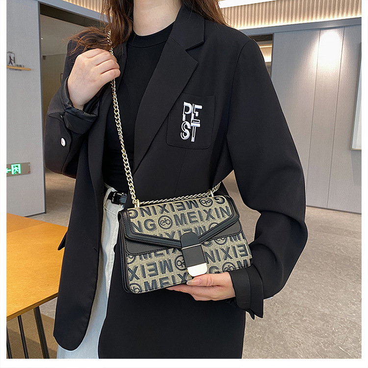 Grenzüberschreitende Damentasche 2023 neue One-Shoulder-Messenger-Brief-Damentasche Mode All-Match-Dionysus-Tasche Live-Übertragung kleine quadratische Tasche Trend_voghion.com