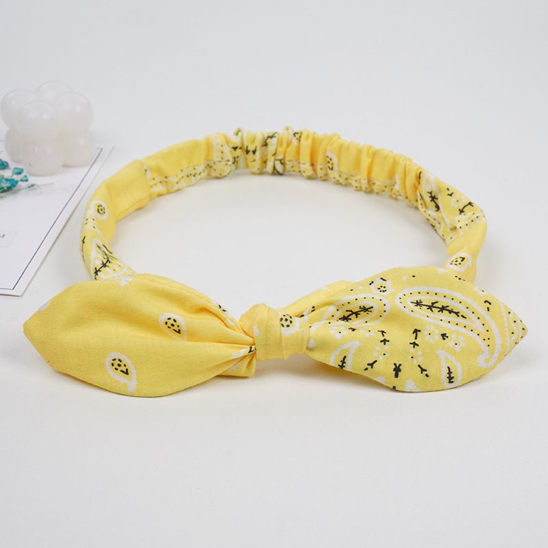 Nuovo elastico annodato con orecchie da coniglio, fascia elastica in filo d'acciaio, accessori per capelli da donna_voghion.com
