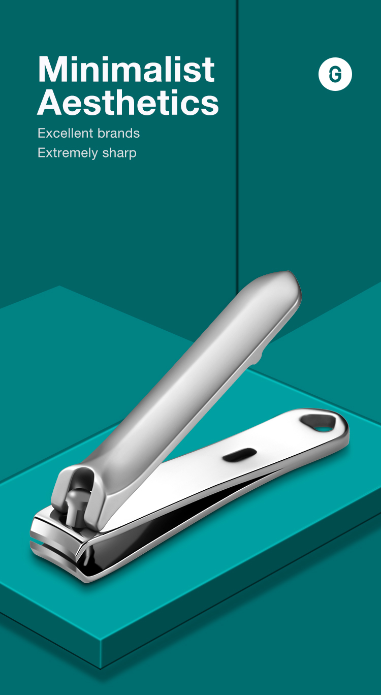 Clippers MR.GREEN Nagel Edelstahl Minimalistische Ästhetik Fingernagelschneider Nagelschere Maniküre auch_voghion.com