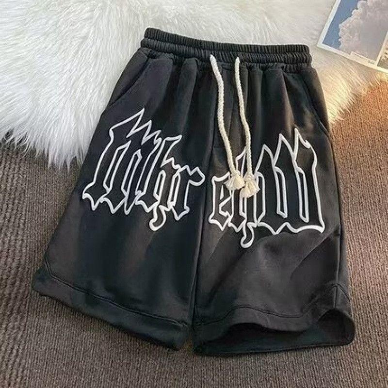 Unbeatable Quality Foam Shorts Men's Summer American Five Quarter Trendy Brand Ins Sports Loose Casual Basketball Pants_voghion.com