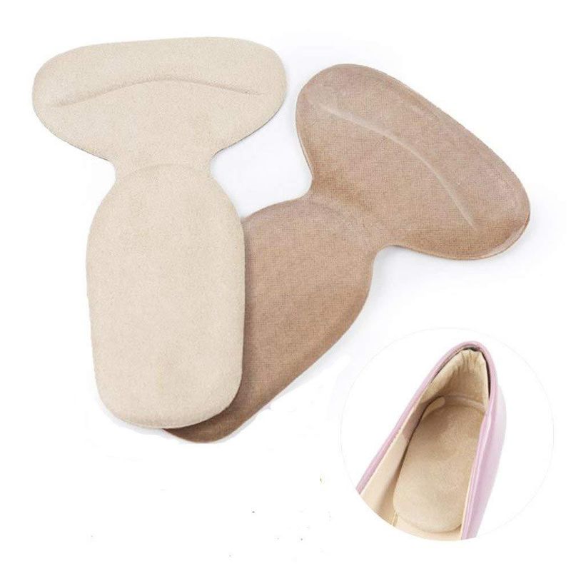 Adesivo per scarpe sottopiede con tacco alto Sottopiede per tallone Cuscinetto antiscivolo in pile gel per tallone indolore_voghion.com