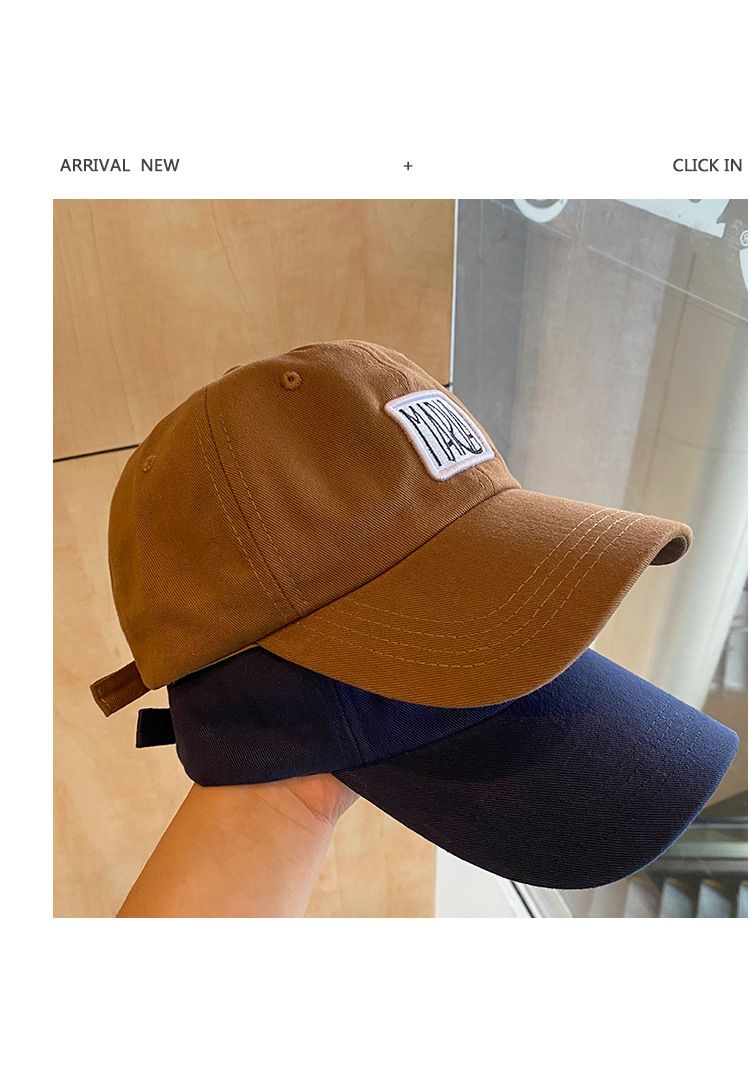Chic Baseball Women's Korean Fashion Brand Instagram Show Face Small Versatile Summer Street Trendy Duck Tongue Hat_voghion.com