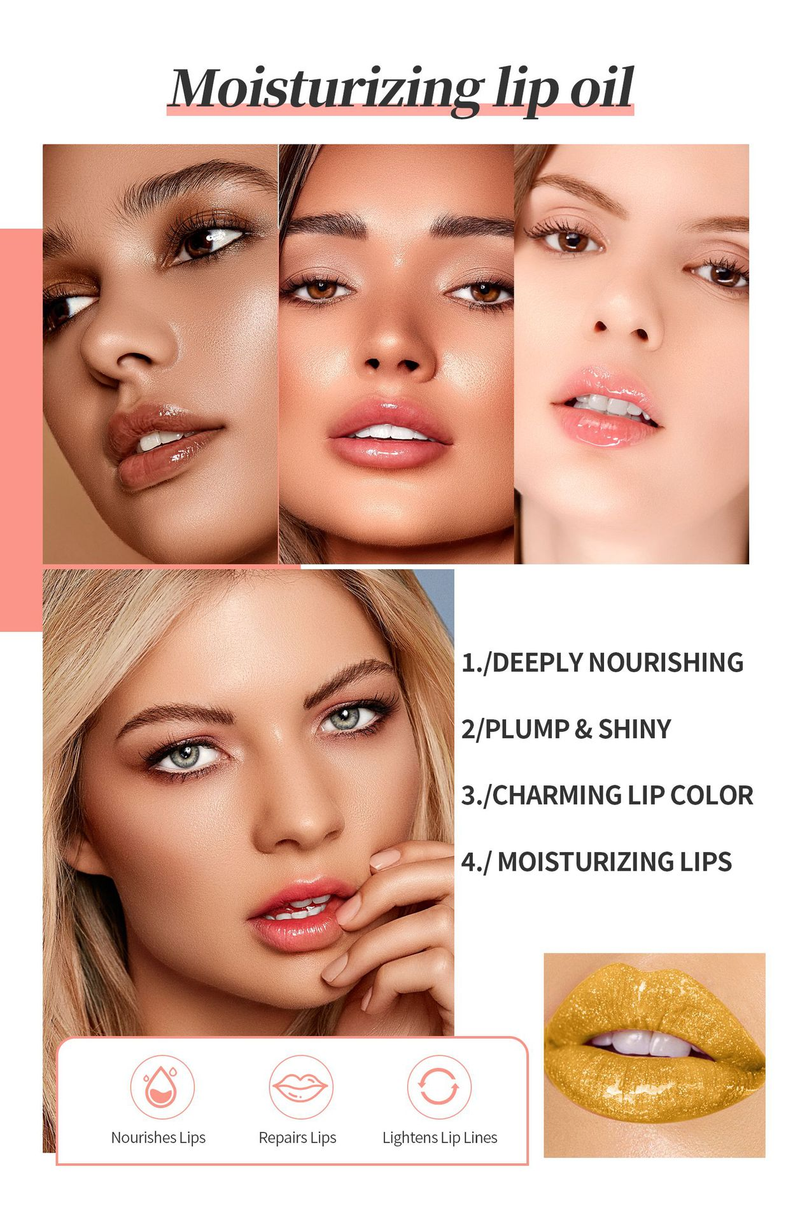 QIC Qini Color Moisturizing&Moisturizing lipstick Transparent Duet Honey Glass Lip Lotion_voghion.com