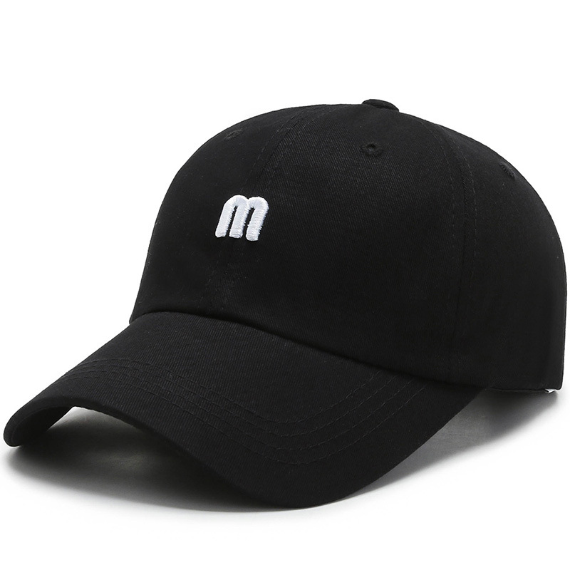 Rakipsiz Kaliteli Kadın Küçük M Beyzbol Kore Versiyonu Düz Desen Harf Polyester Pamuklu Nakışlı Açık Hava Güneş Kremi Ördek Dili_voghion.com