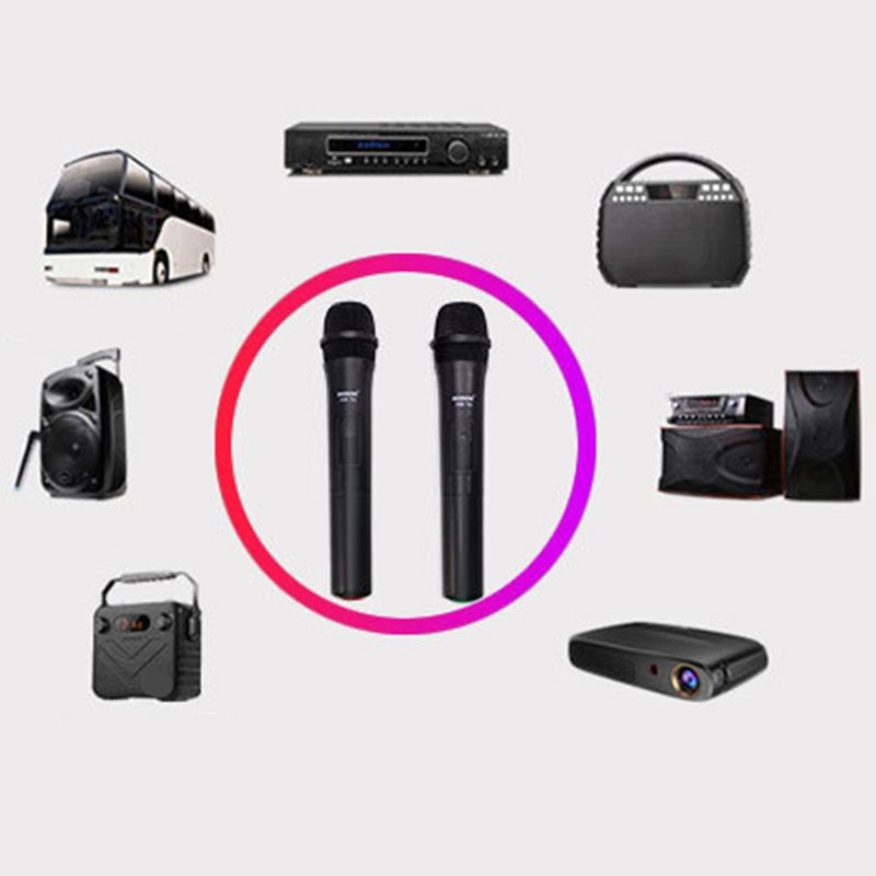 Zansong UHF USB 3,5 mm brezžični mikrofon megafon ročni mikrofon s sprejemnikom za karaoke govorni zvočnik V20_voghion.com