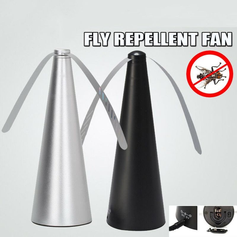 1 pz ristorante domestico ventilatore anti-mosca protezione tavolo esterno cibo ventilatore a prova di insetti acchiappamosche automatico LXY_voghion.com