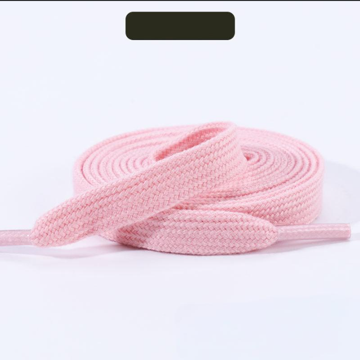 Shoe Accessories double layer hollow flat rope polyester cotton canvas casual board shoes sports shoes white color shoe laces_voghion.com