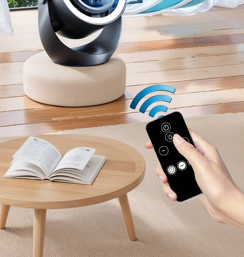 Huaxing Mobile Loop Fan F158 (Charging Remote Control)_voghion.com