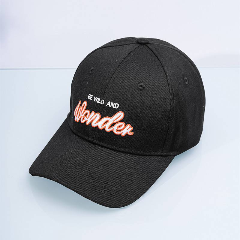 New Embroidered Letter Baseball Cap, Washed Cotton Retro Duckbill Cap, Korean Version Ins Versatile Men's And Women's Sun Hat_voghion.com