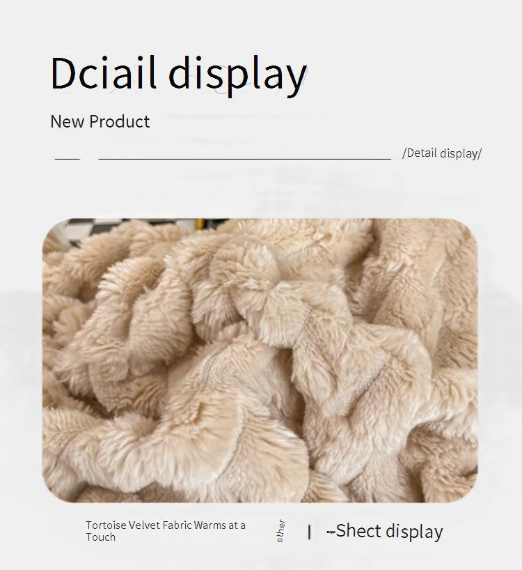 Ultra-Soft Coral Fleece Blanket – Lightweight & Warm Throw For Bed, Sofa, Office – 8 Elegant Colors – Multiple Sizes (70x100cm To 200x230cm)_voghion.com