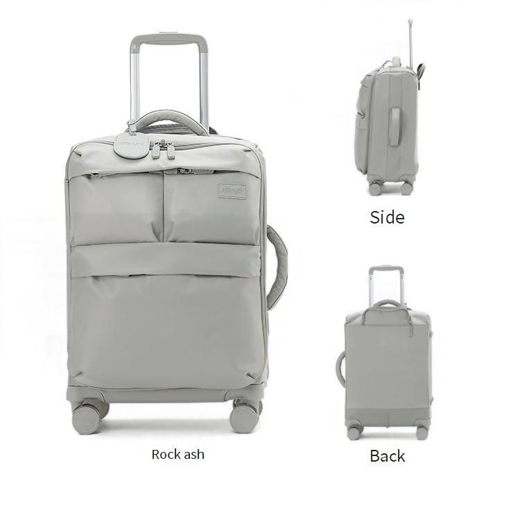 AIRWAY Ultra-Lightweight Waterproof Canvas Carry-On Luggage With TSA Lock, 20-Inch Spinner Suitcase For Women & Men, Expandable & Anti-Bacterial_voghion.com