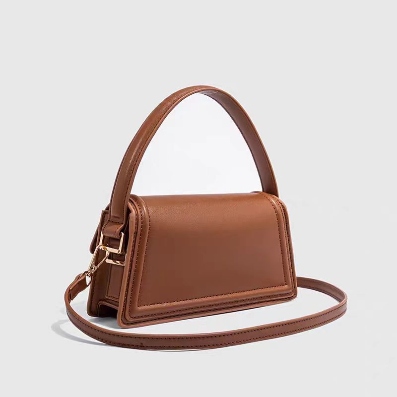 Nouveau sac bandoulière mini citadin décontracté et polyvalent, style trapèze rétro, élégant et facile à porter à la main, idéal pour l'automne._voghion.com