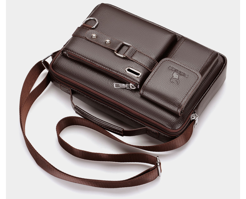 Männer Anti-diebstahl PU Leder Schulter Taschen Wasserdichte Business Handtasche Reise Tote Umhängetasche Kreuz körper Messenger Tasche Pack für Männliche_voghion.com