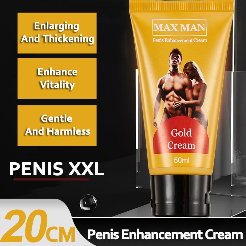 Dubbel MAXMAN Gul Box Massageförstoringskräm_voghion.com