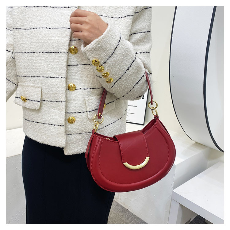 Bag Women's 2023 New High-end Niche Design Popular All-match Handbag Simple underarm single shoulder Messenger bag_voghion.com